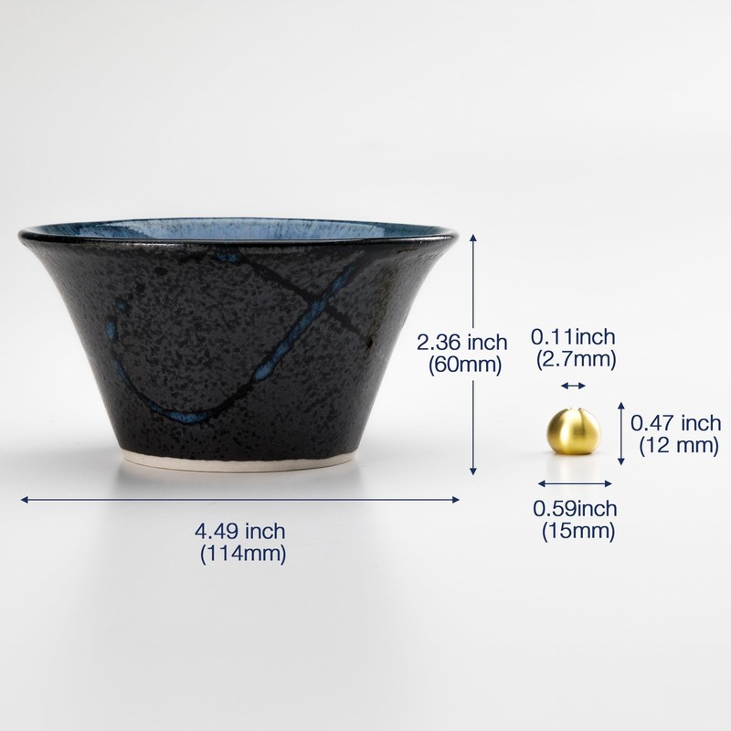 Asayu Japanese Incense Holder for Sticks 4.1 inch (105mm), Traditional