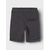 NAME IT Fabric Shorts for Boys, Asphalt