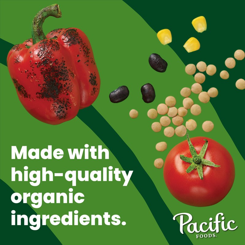 Pacific Foods Organic Vegetable Lentil Soup, Plant Based, 16.3 oz