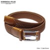 EVERSOUL Mesh Belt, 10 Colors, Stretchable, Elastic Belt, Braid, Business,
