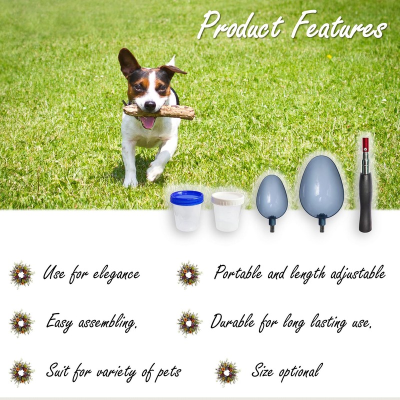 QMARK Telescopic Urine Collector, Reusable Dog Urine Sample Catcher, Cat