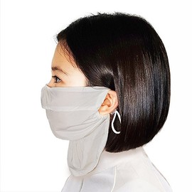 H2 Women's Golf Mask White UV Protection Black 3ea