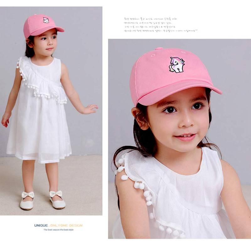 Julerwoo - Gorra de béisbol de unicornio para niñas, de