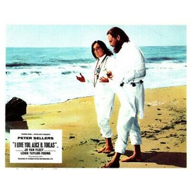 I Love You Alice B Toklas Original Lobby Card Peter Sellers 1968 on Beach