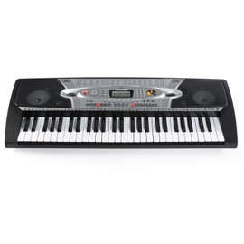 Joy LCD Screen 54-Key Portable Electronic Keyboard for Beginners with Power Supply