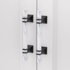 Rergy 10 Pack Black Cabinet Handles White Marble Cabinet Pulls