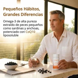 Ariix  Omega-q  Con Coq10 Y Tahitian Noni  56 Softgels Sin Sabor                                                                                      