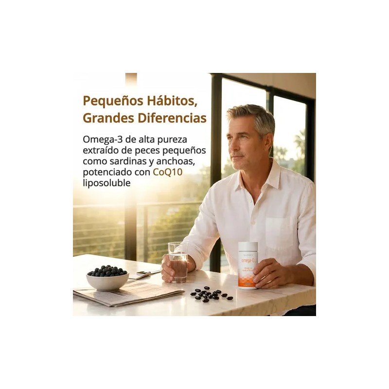 Ariix Omega-q Con Coq10 Y Tahitian Noni 56 Softgels Sin