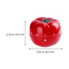 DOITOOL 2PCS 60 Minute Kitchen Timer Cute Tomato Shape -