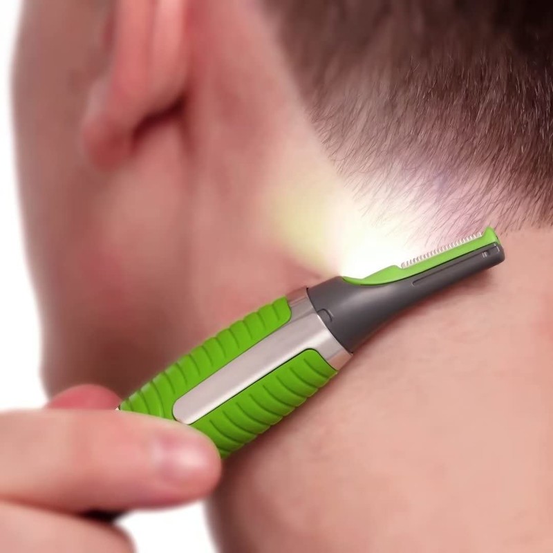 Men Nose Ear Face Neck Eyebrow Hair Mustache Beard Trimmer