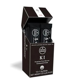 Matcha Konomi Ki Matcha(15 Palitos de 1,5 G) Té Verde Matcha Japonés Ceremonial Orgánico Premium En Polvo. Primera Cosecha, Libre de Radiación, Sin...