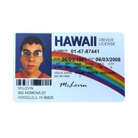 McLovin ID Card Fake