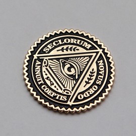 Golf Marker Freemason Eye of Providence Cool Ball Marker No Base Clip Single Item