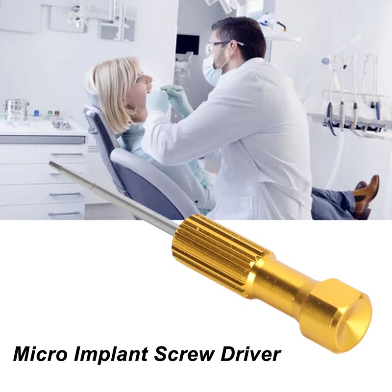 Micro Implant Screw Driver Heat Resistant Stainless Steel Professional Dentistry