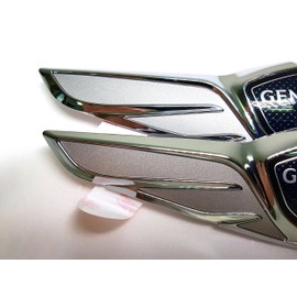 Genuine Oem Hood & Trunk Wing Emblems Badge 1:1 Replacement For 15 16 17 18 Hyundai Genesis Sedan G80