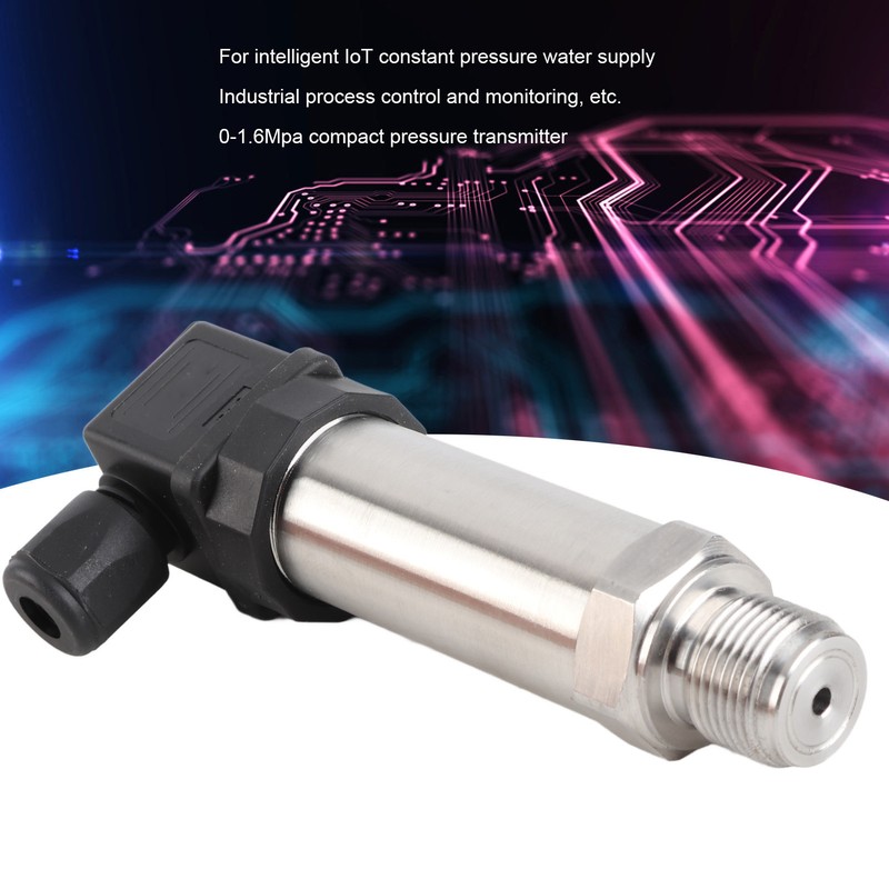 0‑1.6Mpa Pressure Transmitter High Accuracy Compact Pressure Transducer 24V DC