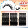 Manga Lash Clusters 100D Eyelash Clusters Volume Lash Clusters With