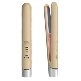 Cordless Hair Straightener and Curler 2 in 1, Fast Heating Ceramic Flat Iron,Rechargeable Portable Hair Straightening Iron for Women, Travel Hair Styler