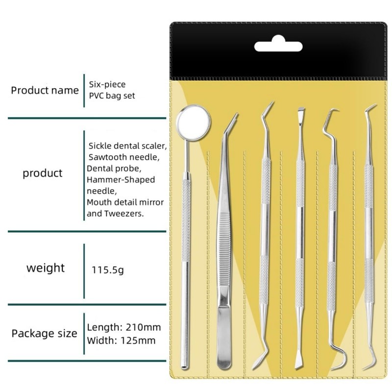 Dental Tools, Professional Teeth Cleaning Tools Dental Hygiene Tools Kit