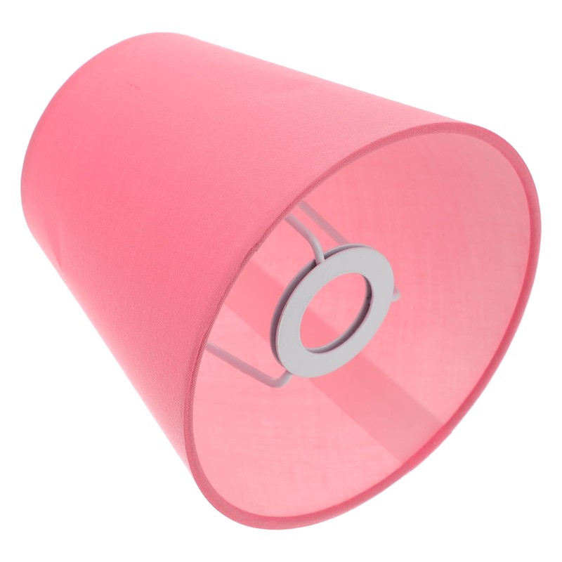 HEMOTON Lamp Shades Ceiling Table Lamp Shade Pink Cloth Ceiling