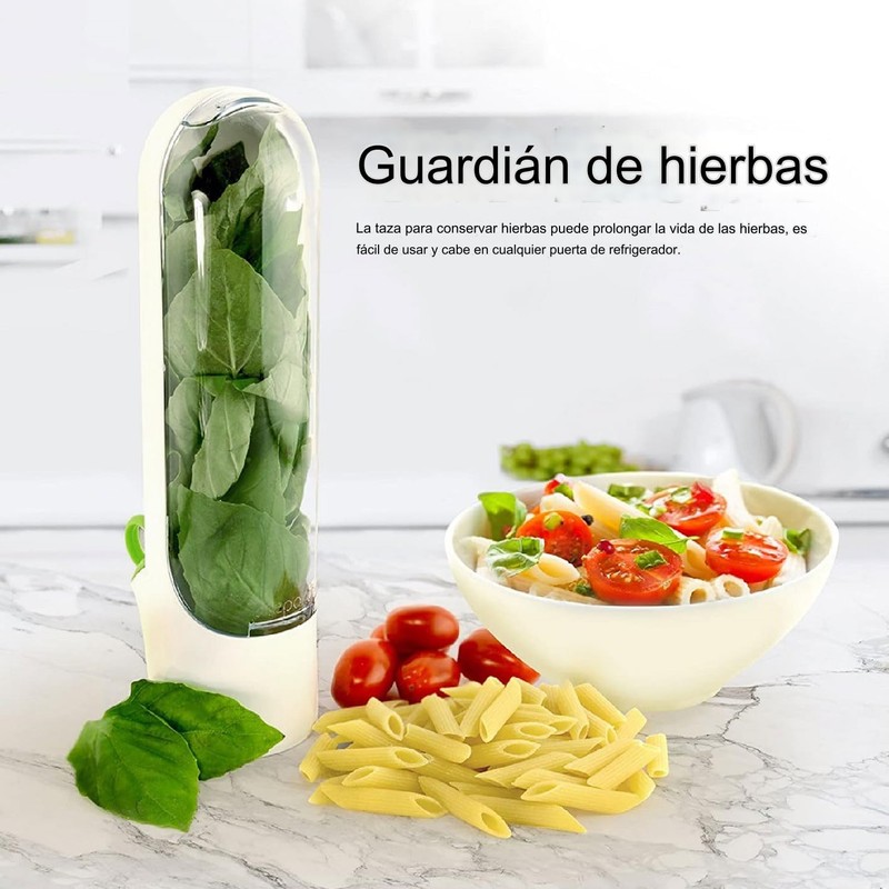 Herb Keeper, Contenedor de Almacenamiento de Hierbas de 9.8 Pulgadas