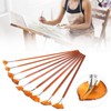 9Pcs Painting Brush Set Nylon Wool Fan shaped Watercolor Acrylic