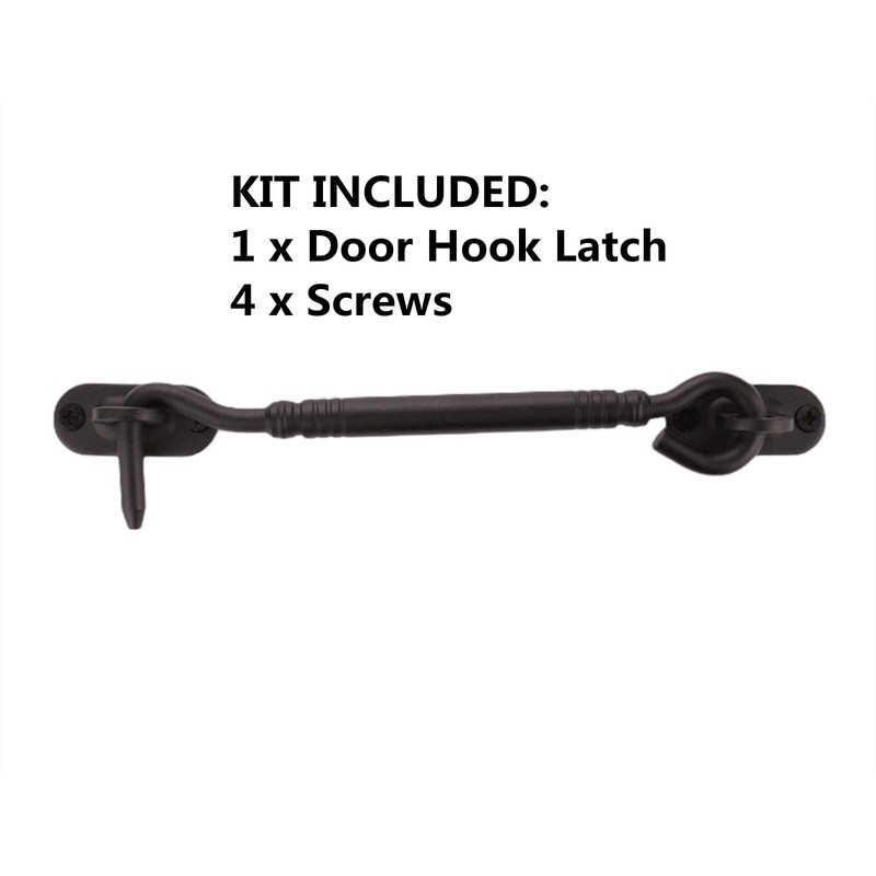 Heavy Duty Solid Barn Door Lock - 6" Sliding Door