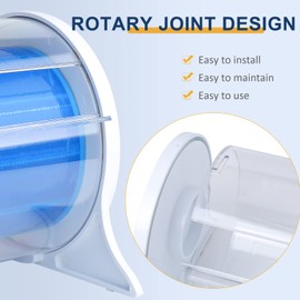 Dental Acrylic Barrier Film Holder, Protecting Barrier Film Dispenser for Film Support, Dust-Proof Dispensing Box Plastic Barrier Stand