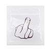 100 Resealable Baggies - The Finger Design 5cm x 5cm