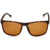Columbia Boulder Ridge Rectangular Polarized Sunglasses, Matte Tortoise/Brown Polarized, 57