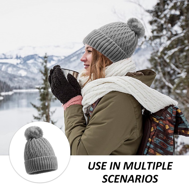 NyxSeat 1 x Beanie Women's Knitted Hat Winter Warm Hat