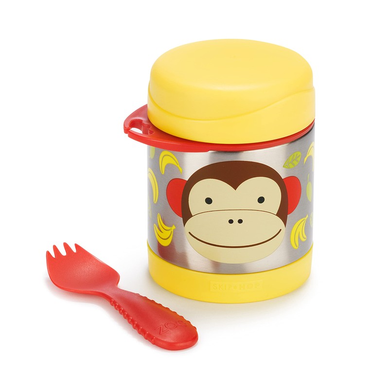 Skip Hop Stainless Steel Food Storage Container monkey