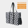 TOPDesign Utility Water Resistant Tote Bag with 22 Exterior &