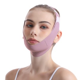 Face Bands, V-Line Lifting Chinstrap, V Line Lifting Mask, Reusable V Line Mask Facial Slimming Strap, Face Contouring Sleeping Anti-Wrinkle Band, V-Line Mask Chin Up Mask V Shaped Face Mask