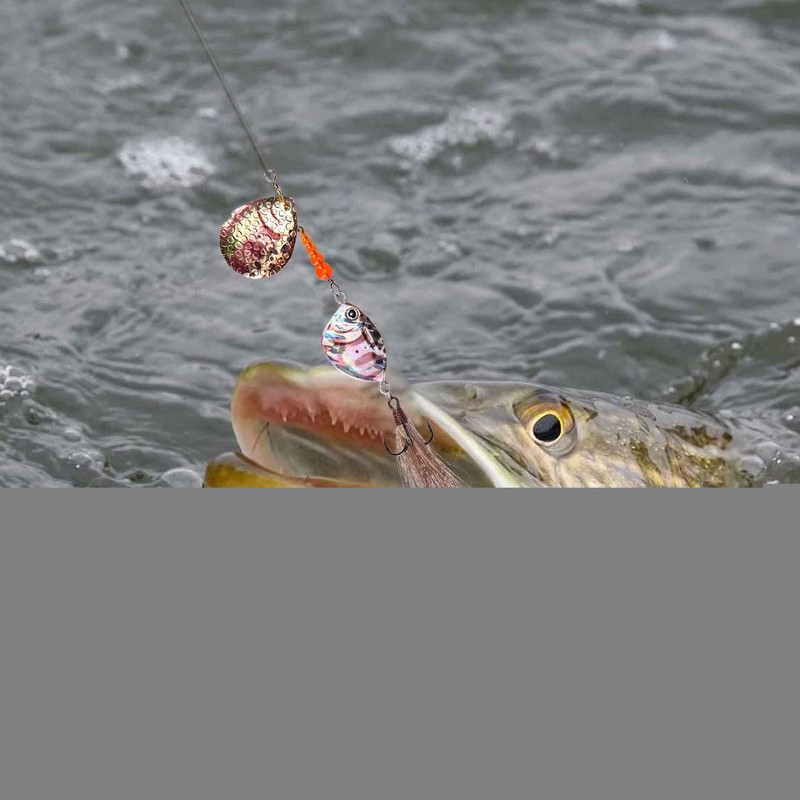 Spinner Baits for Bass Fishing | Long-Distance Casting Sinking Spinner