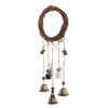 Door Knob Wind Bell Rustic Beautiful Decorative Craft Home Protection