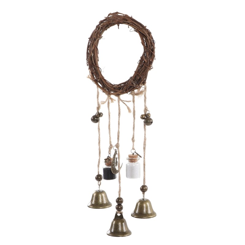 Door Knob Wind Bell Rustic Beautiful Decorative Craft Home Protection
