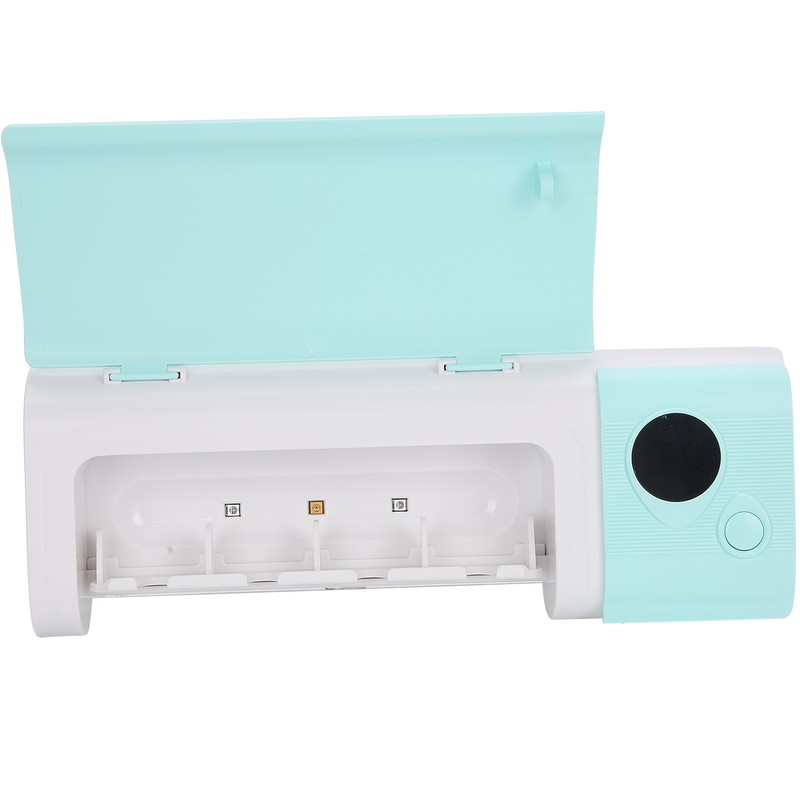UVC Toothbrush Holder Wall Mounted Rack UV Light Cleaning Toothbrush