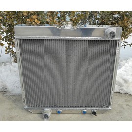 Full Aluminum Radiator for 1967-1970 Ford Mustang 68-69 Torino/1963-1969 Fairlane Mercury Comet AT