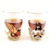 OKEA Double-Wall Insulated Glass Mugs 250ml 2-PC with Sacred Jesus