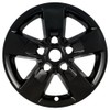 17" 4pc Gloss Black Wheel Skins (Set of 4) for