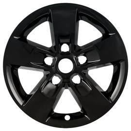 17" 4pc Gloss Black Wheel Skins (Set of 4) for Dodge RAM 1500 2013-2019