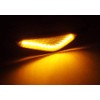RZG 2x Clear Lens Side Indicator Amber LED Marker Repeater
