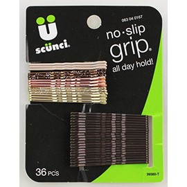 Scunci No Slip Grip Hair Pins - 36 Count