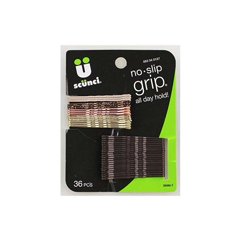 Scunci No Slip Grip Hair Pins - 36 Count