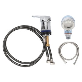 31.5in Shampoo Faucet 47.2in Shampoo Bowl Hose Kit With Large Blue Brush Sprayer