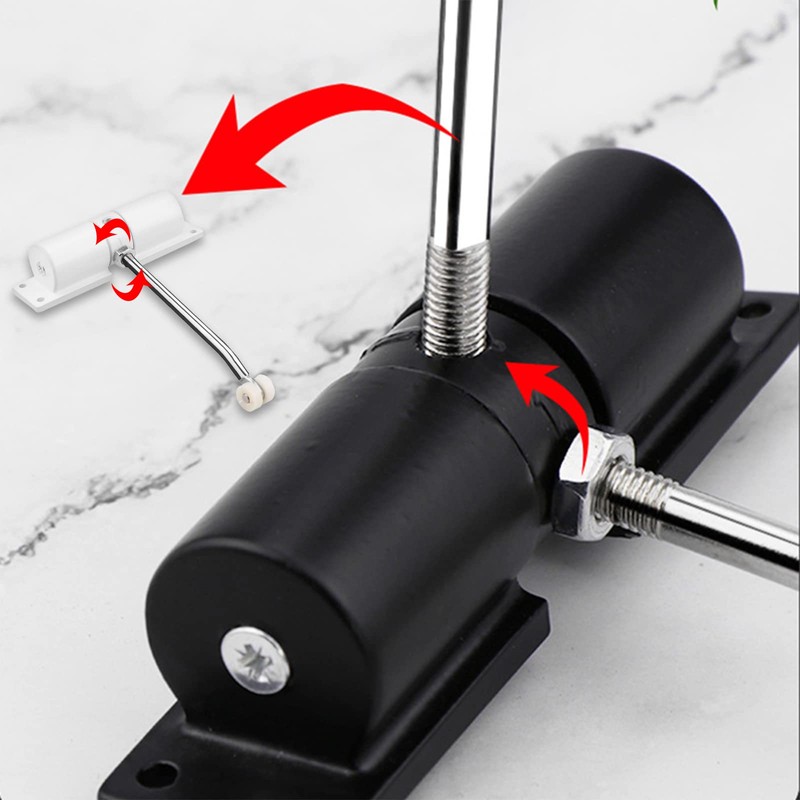 Automatic Spring Door Closer, Adjustable Door Spring Closer for Interior