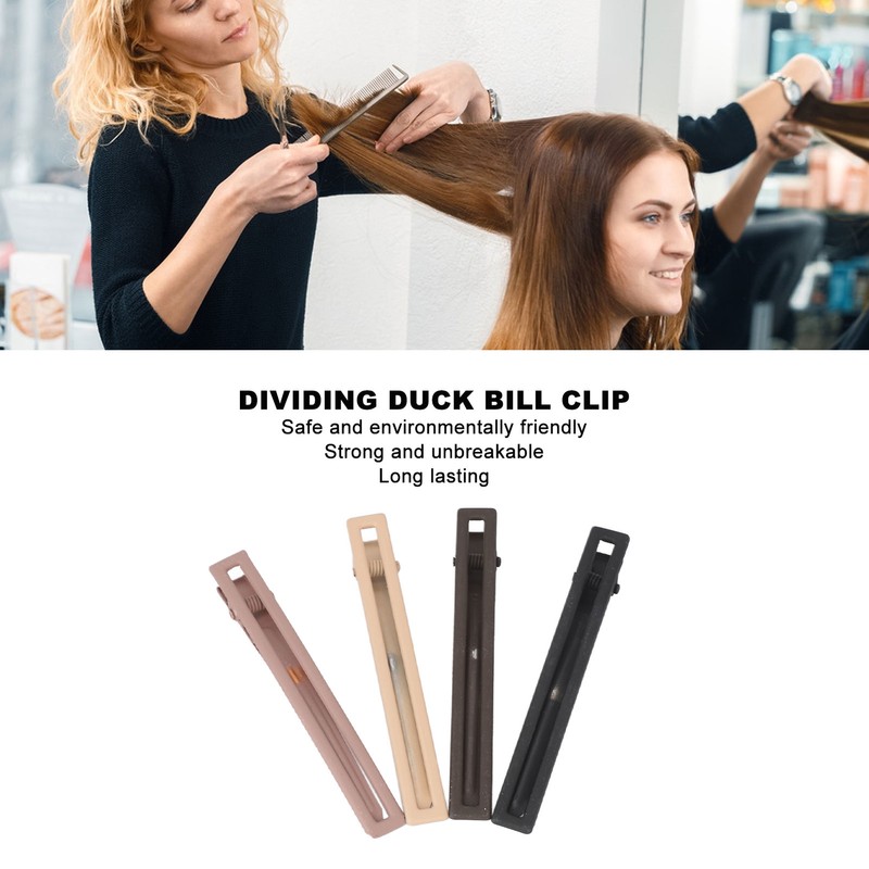 40pcs Dividing Duck Bill Clip Professional Alloy Safety Sectioning Hair