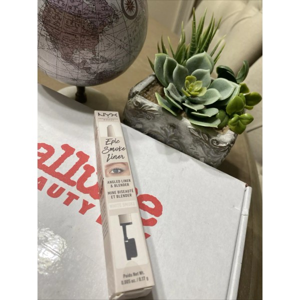 NYX Epic Smoke Liner Angled Liner & Blender~ WHITE SMOKE~.Full
