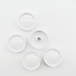 CAMGJORT 26115-W Knobs,Turn The knob of The Device, White (5)